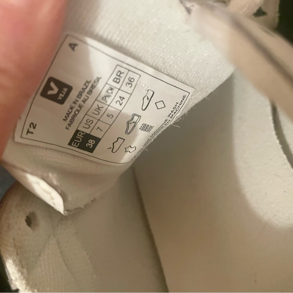Veja low esplar white leather lace up sneakers - Picture 10 of 12